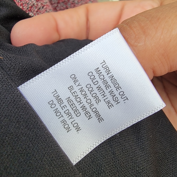 Westport plus size fully zipped moto red & black speckles jacket blazer size 2X - Picture 9 of 9